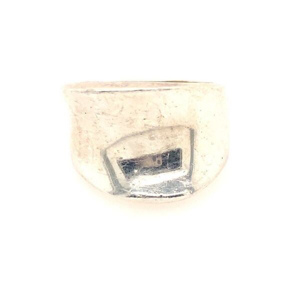 Heavy Silver Ring - Picture 1 of 8